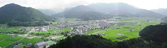 Panoramic view of Kamo-Cho.