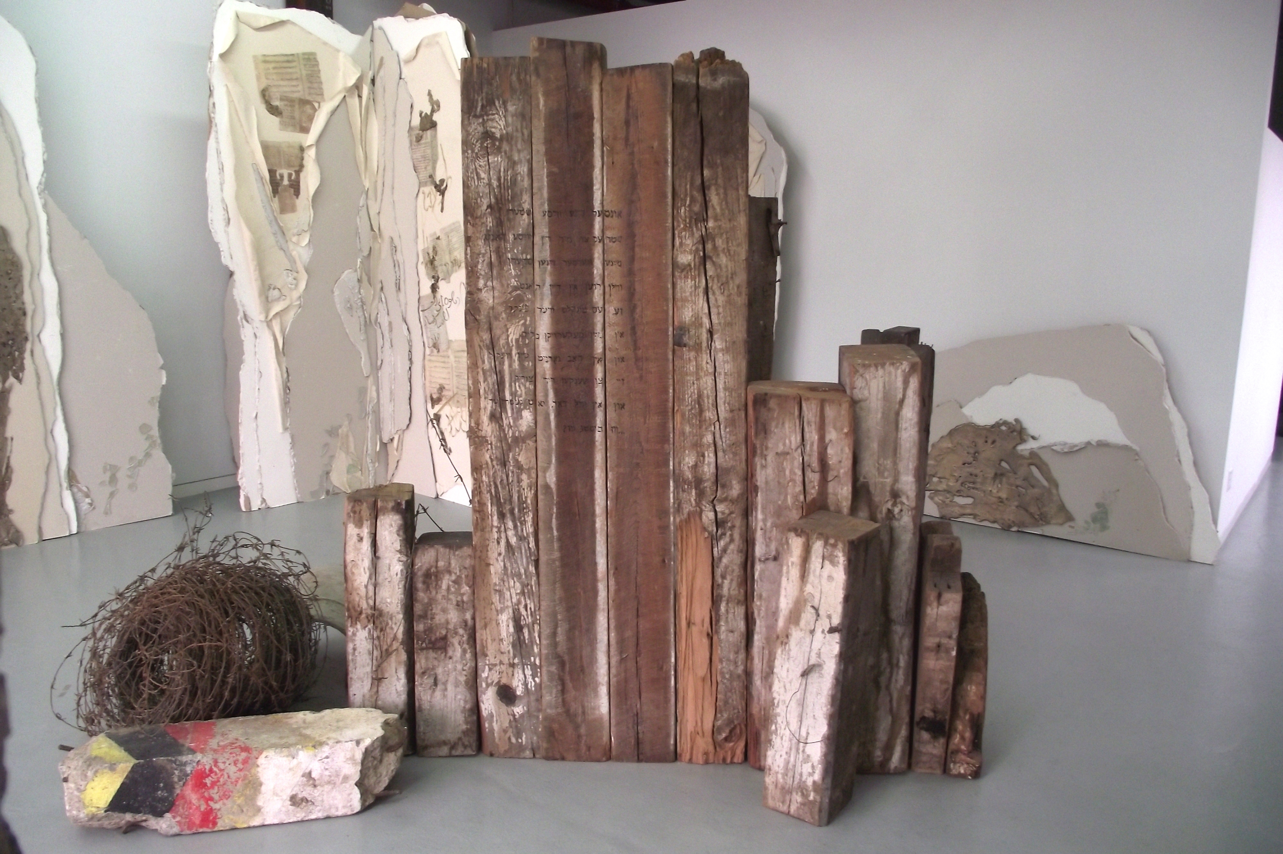 WHOSE LAND? WHOSE GOD? Installation detail