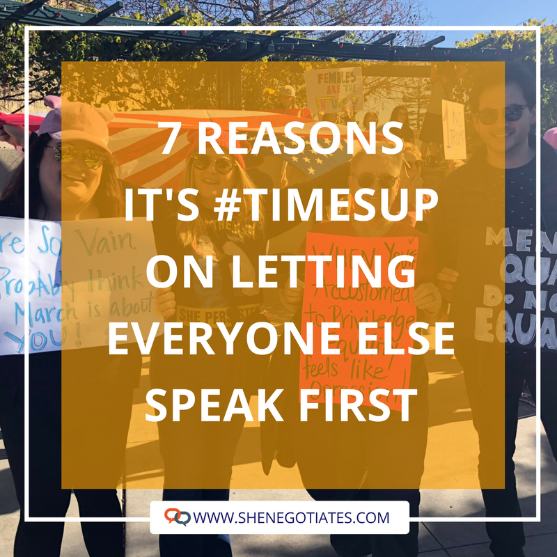 What Happens at a Women's March When Women Don't Speak?