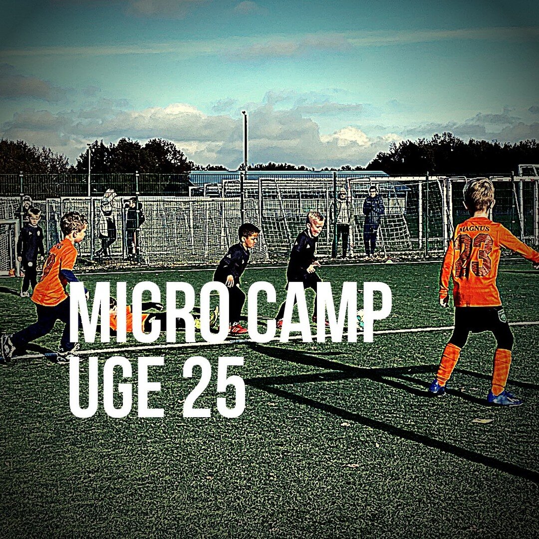 Vores succesrige sommer MICRO CAMP er tilbage! ☀️⚽️

Tr&aelig;ningsparate spillere fra &aring;rgang 2014, 2015 &amp; 2016 har nu mulighed for 2 sjove, l&aelig;rerige &amp; udviklende dage i sommerferiens f&oslash;rste weekend - den 26. &amp; 27. juni