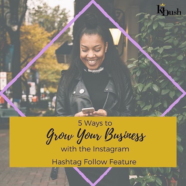 Have you heard? #Instagram has a new update! (Wait, wait....this one's actually good 😜) You can now follow #hashtags! 🙌🏾
✨✨✨
#ClicklinkinBio to check out our new #blogpost on the top 5 ways to use the new #Instagramupdate to #growyourbusiness!👆🏾