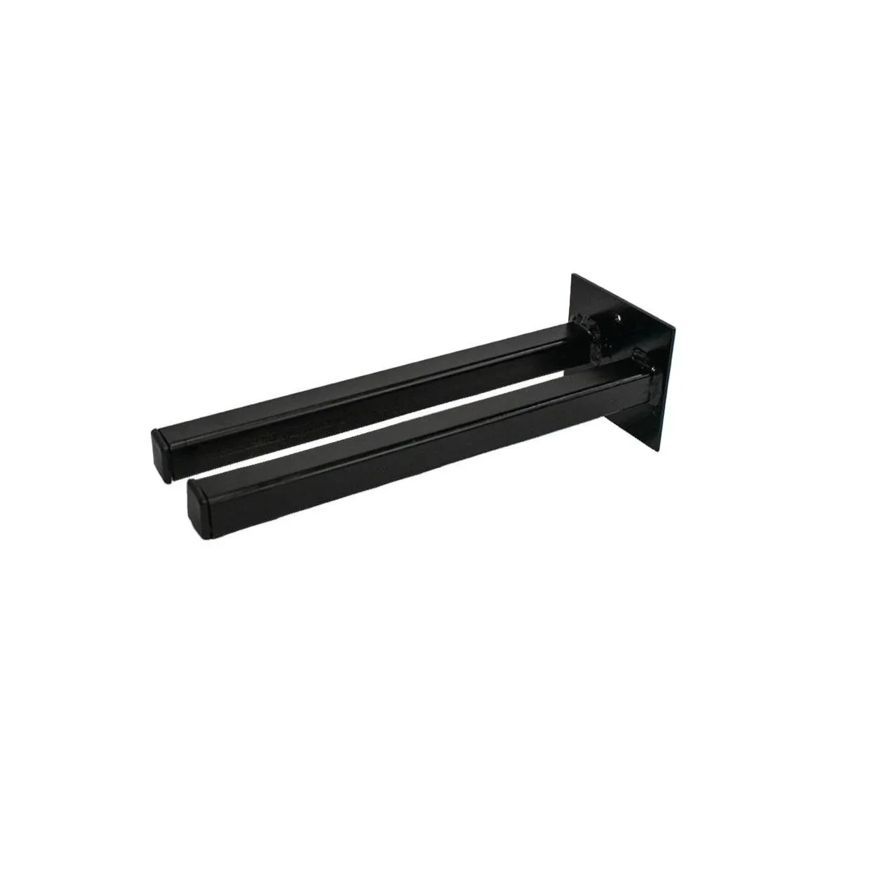 Advantage 12 inch double prong tool rack heavy duty steel commercial storage