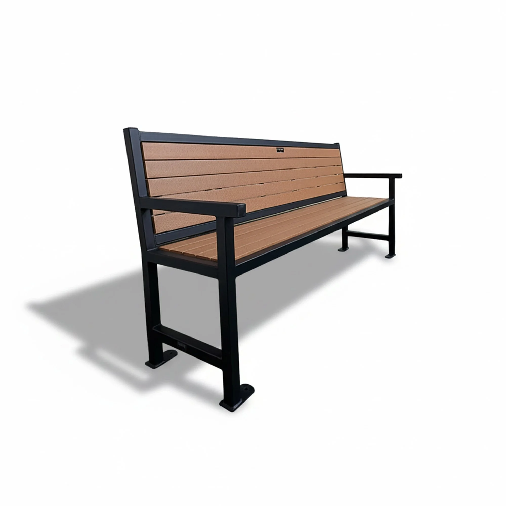 6ft Caroline Mall Bench, Surface Mount