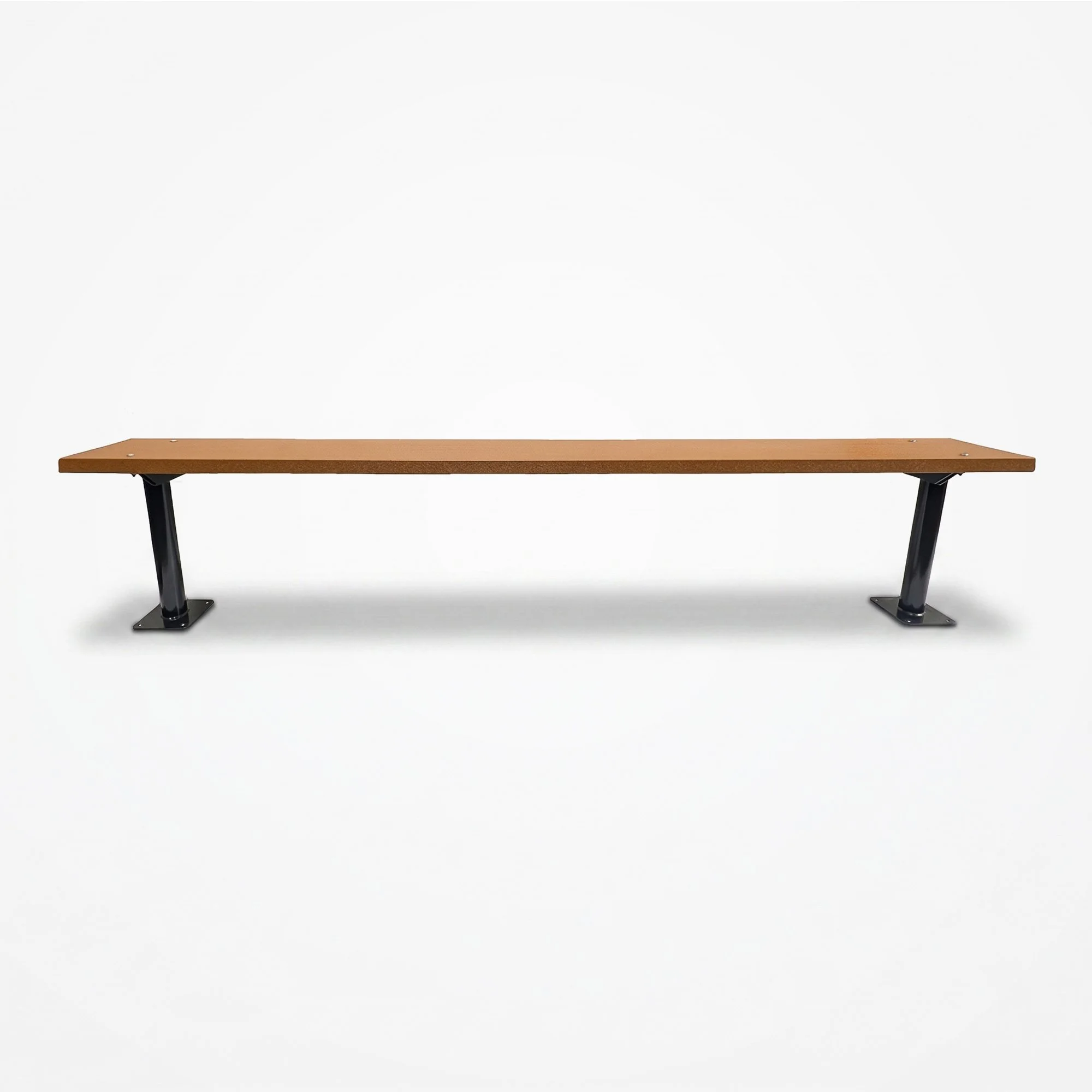8ft Heavy-Duty Backless Park Bench