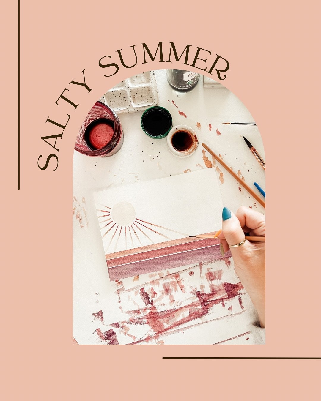 Just added! ˖⁺✦ SALTY SUMMER ✦˖⁺‧ wine painting &amp; tasting workshop @carboywinery 

✦ Sunday, July 20 | 1-3:15pm
✦ Carboy Winery in Littleton
✦ registration opens on Tuesday at 10am

We&rsquo;ll taste through a flight of Carboy wines while we pain