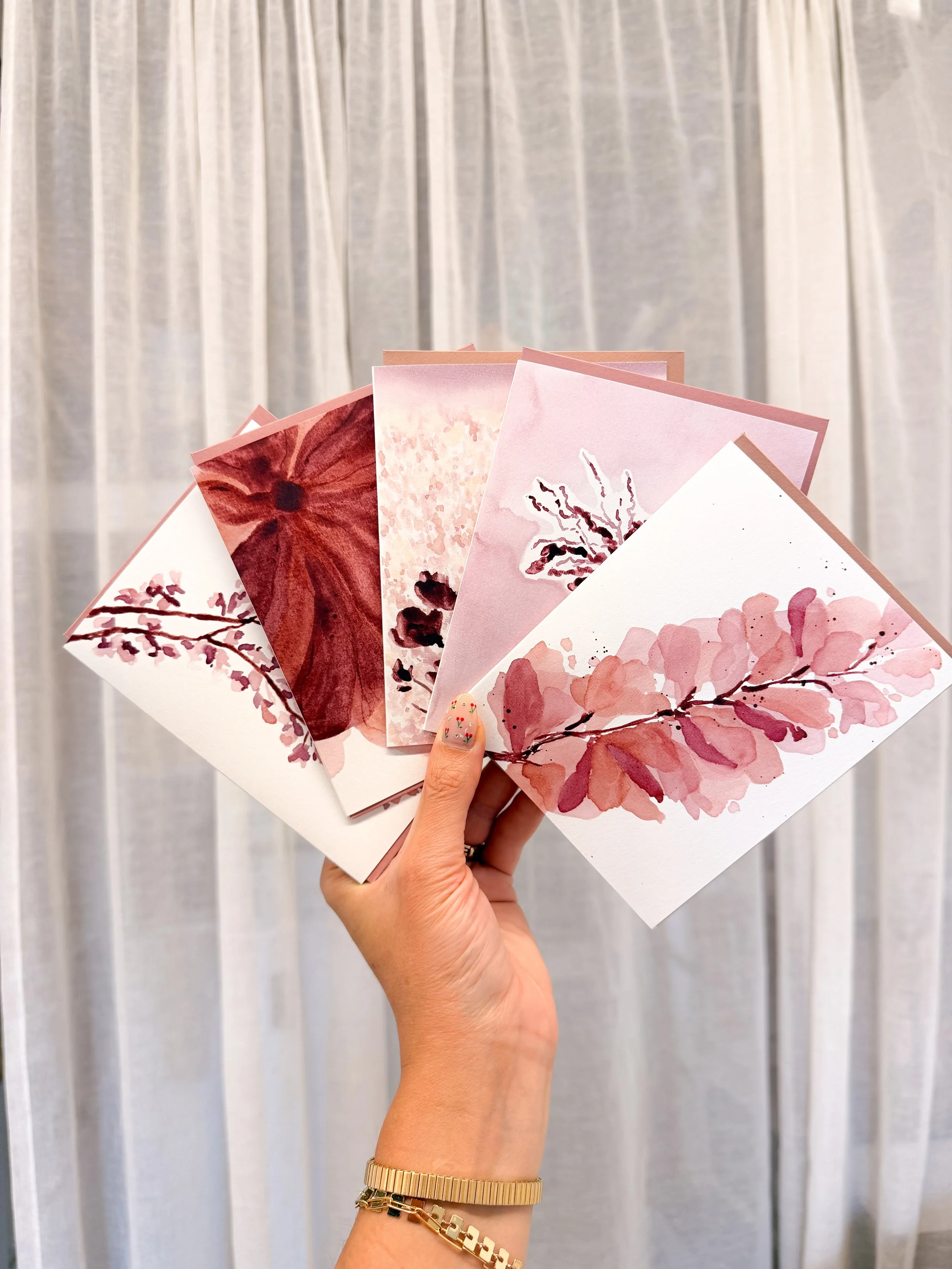 Assorted Floral Greeting Cards No. 2 | Set of 5