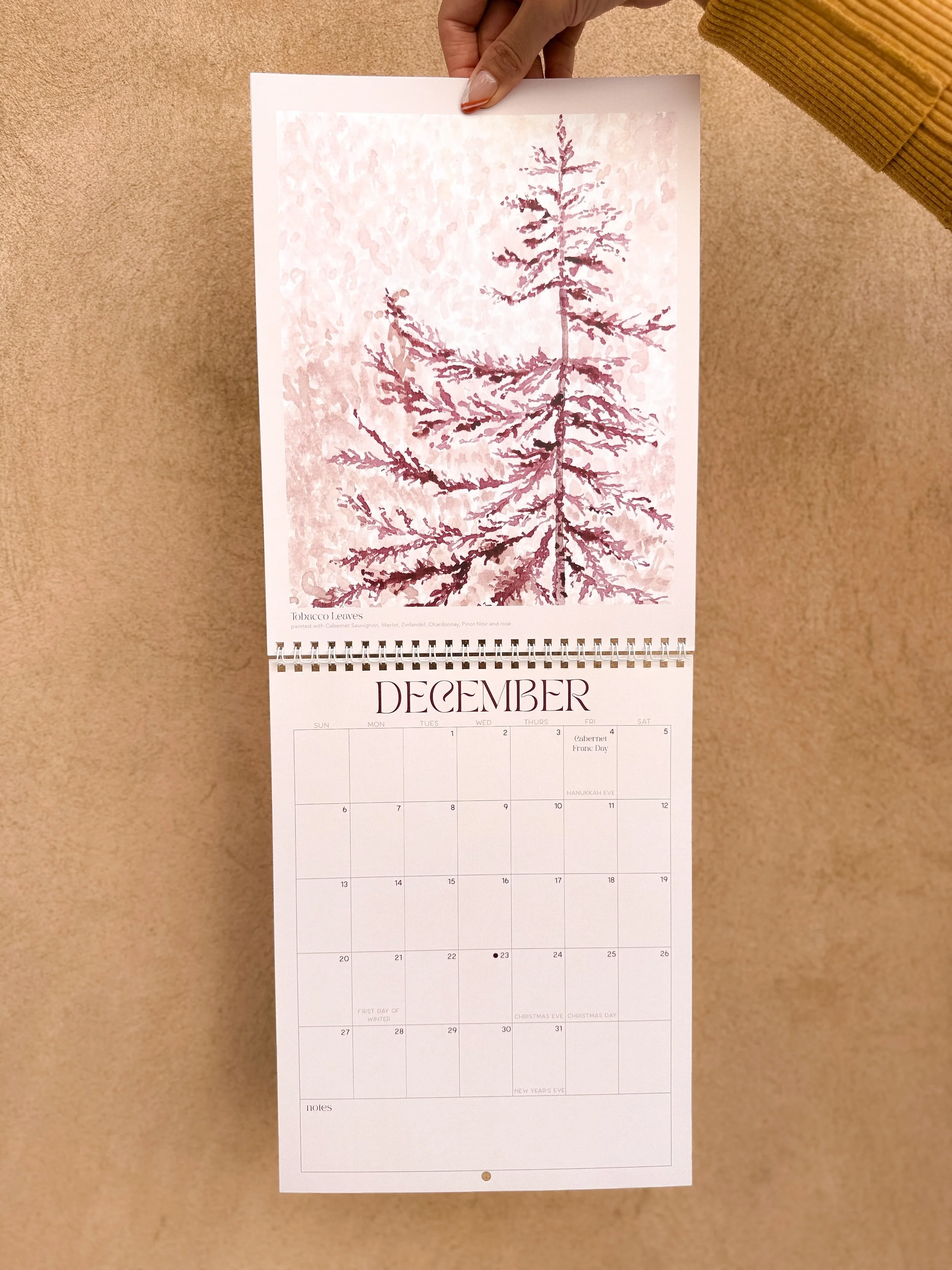 2026 calendar december wall.JPG