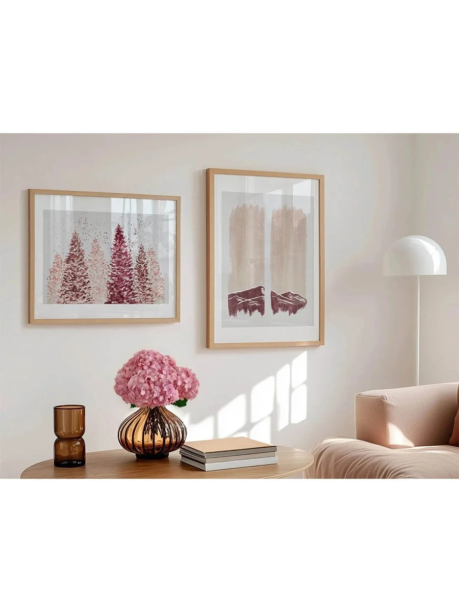 Winter Trees & Deep Ruby