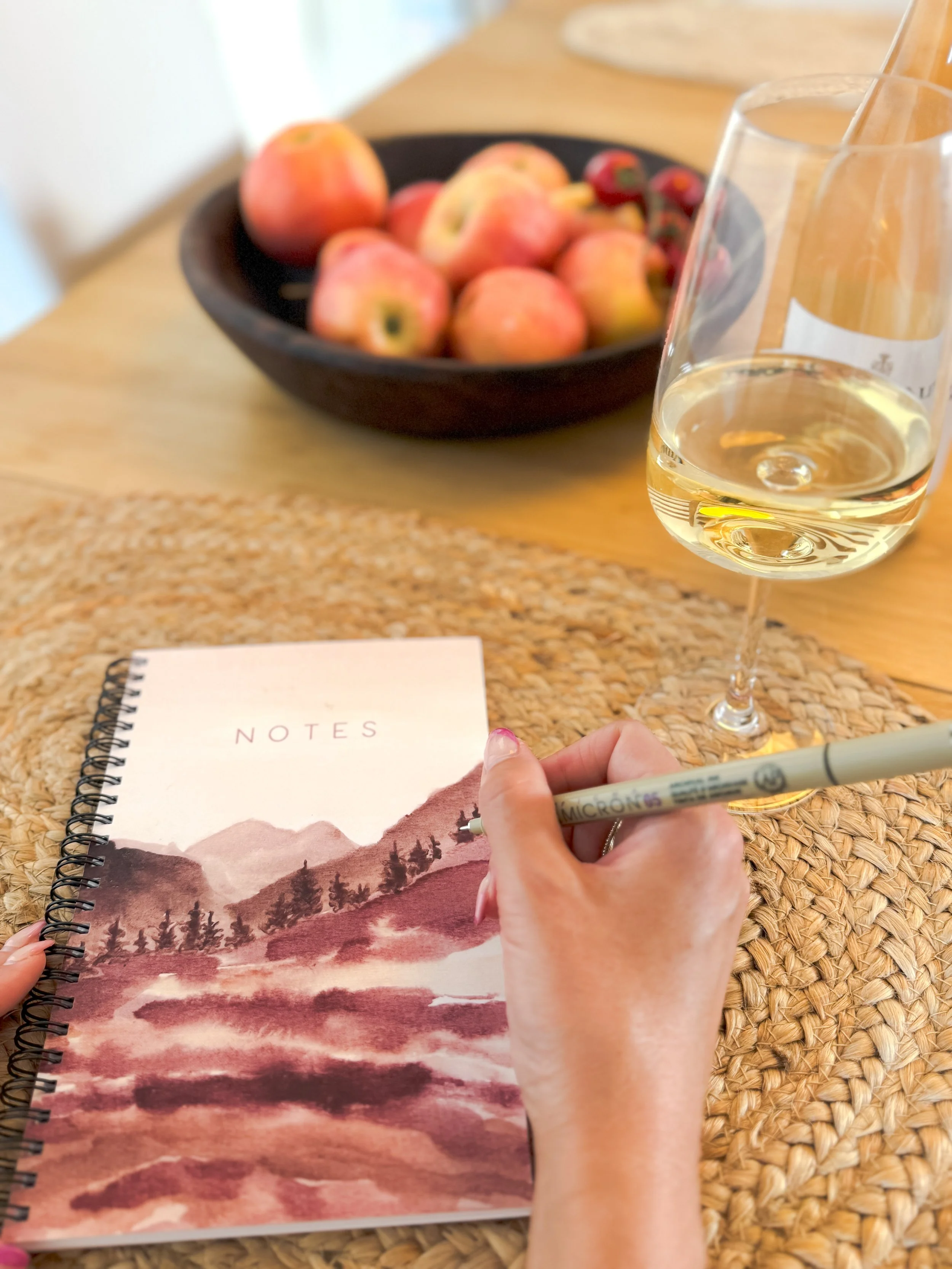 mushroom notebook table.JPG