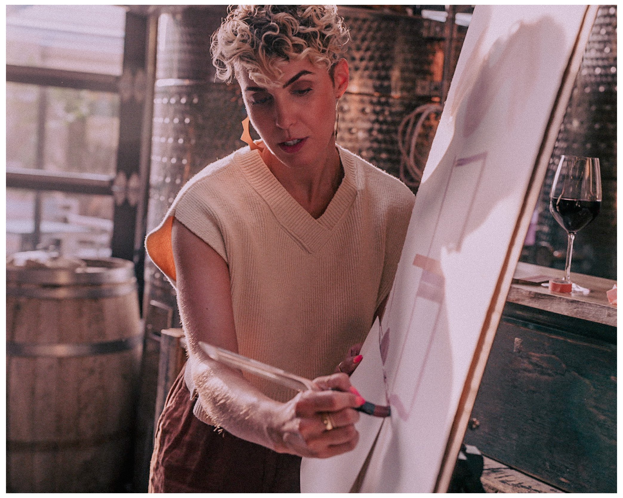 workshop me painting.JPG