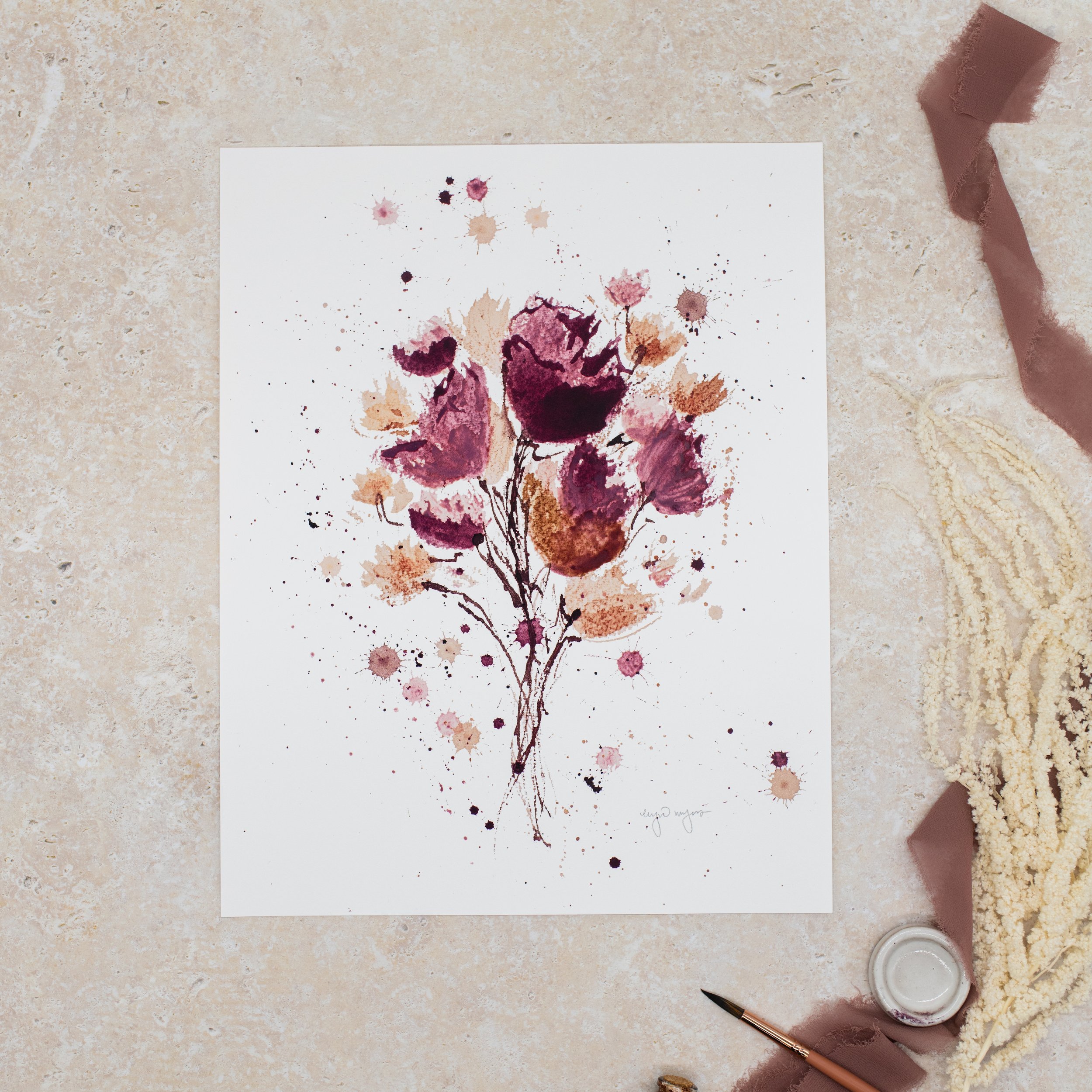 Elysia Myers Wine Art