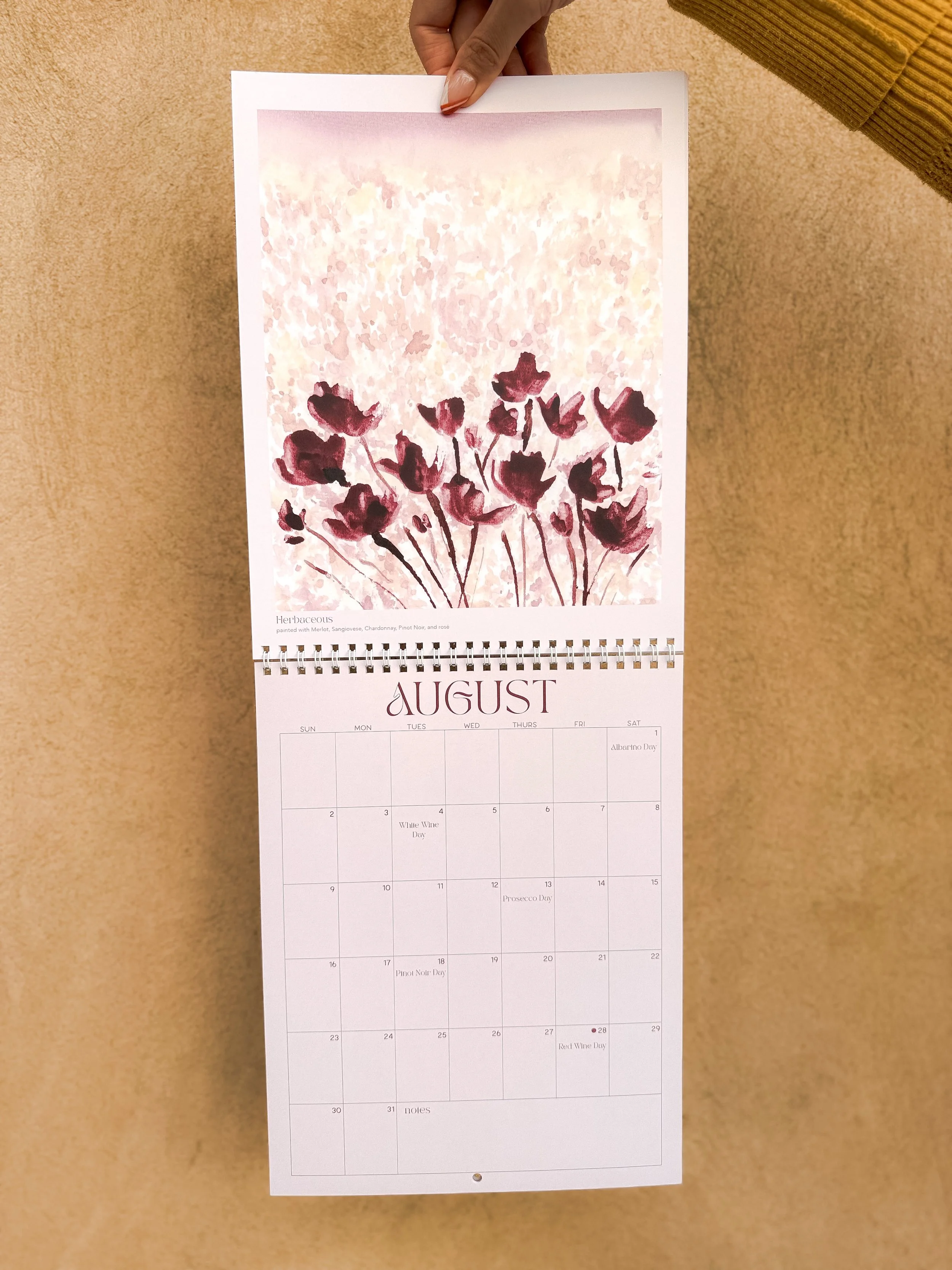 2026 calendar august wall.JPG