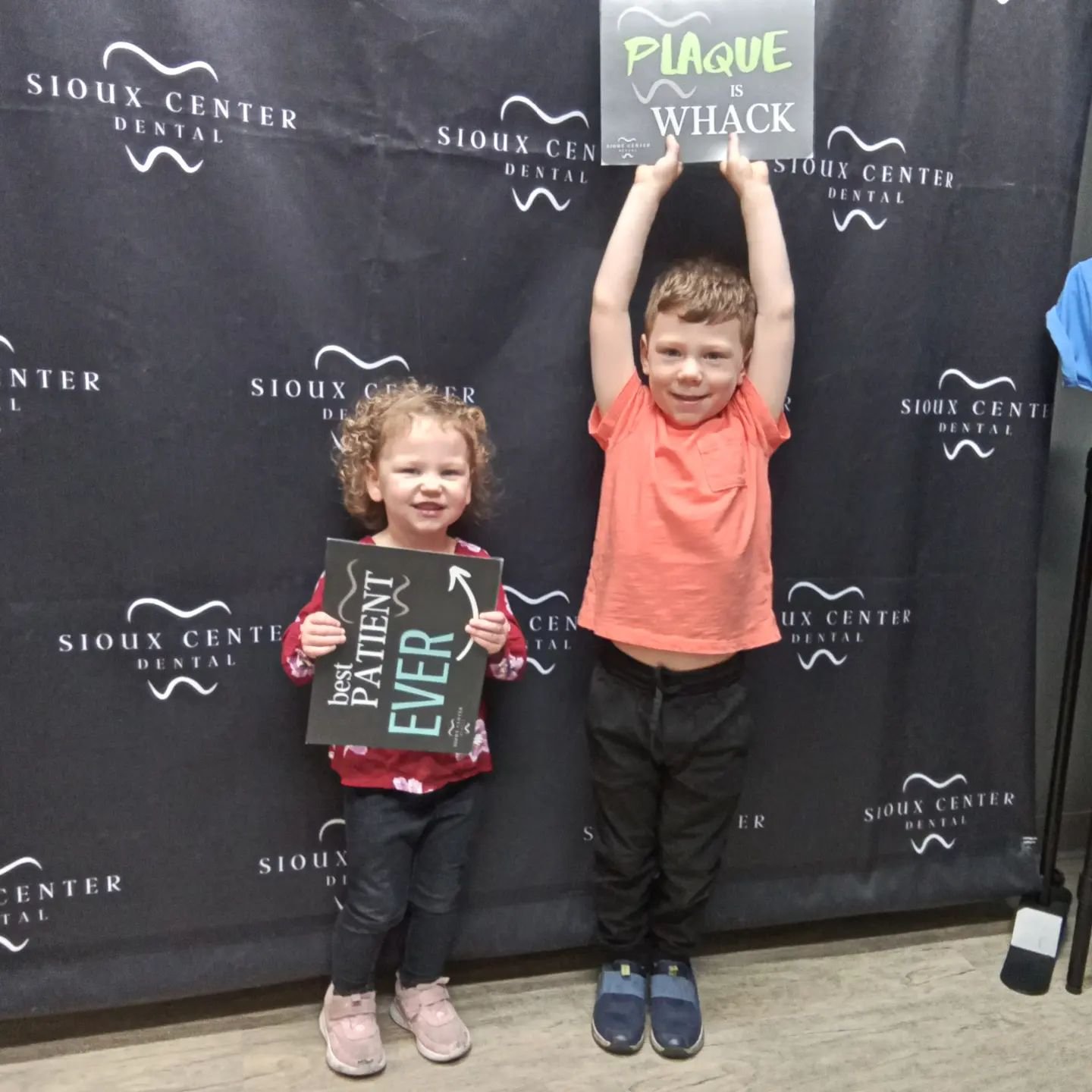 Hattie and Graham were in to see us and they had an awesome visit! 🎉 We are thrilled to report that they are both members of our ⭐No Cavity Club⭐! 🥇 Way to go, kids! 👏👏👏 Keep up the great brushing! 😎🦷👍
.
.
.
#siouxcenterdental 
#faithfamilyse