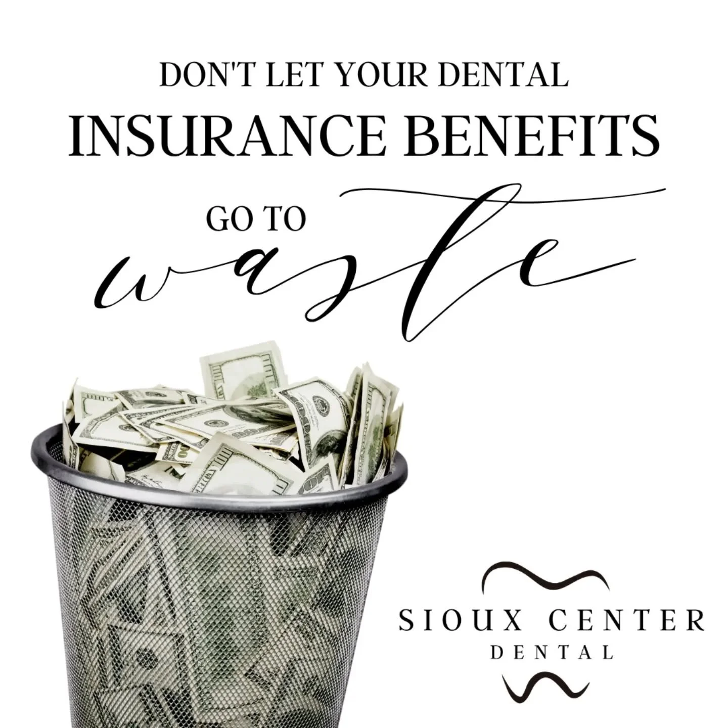 ⚠️USE IT OR LOSE IT⚠️ Did you know that most dental insurance benefits expire at the end of December? 🤔 It's true‼ AND it means any remaining benefits [that you and/or your employer 💰HAVE ALREADY PAID FOR💰] will vanish into thin air before we ring