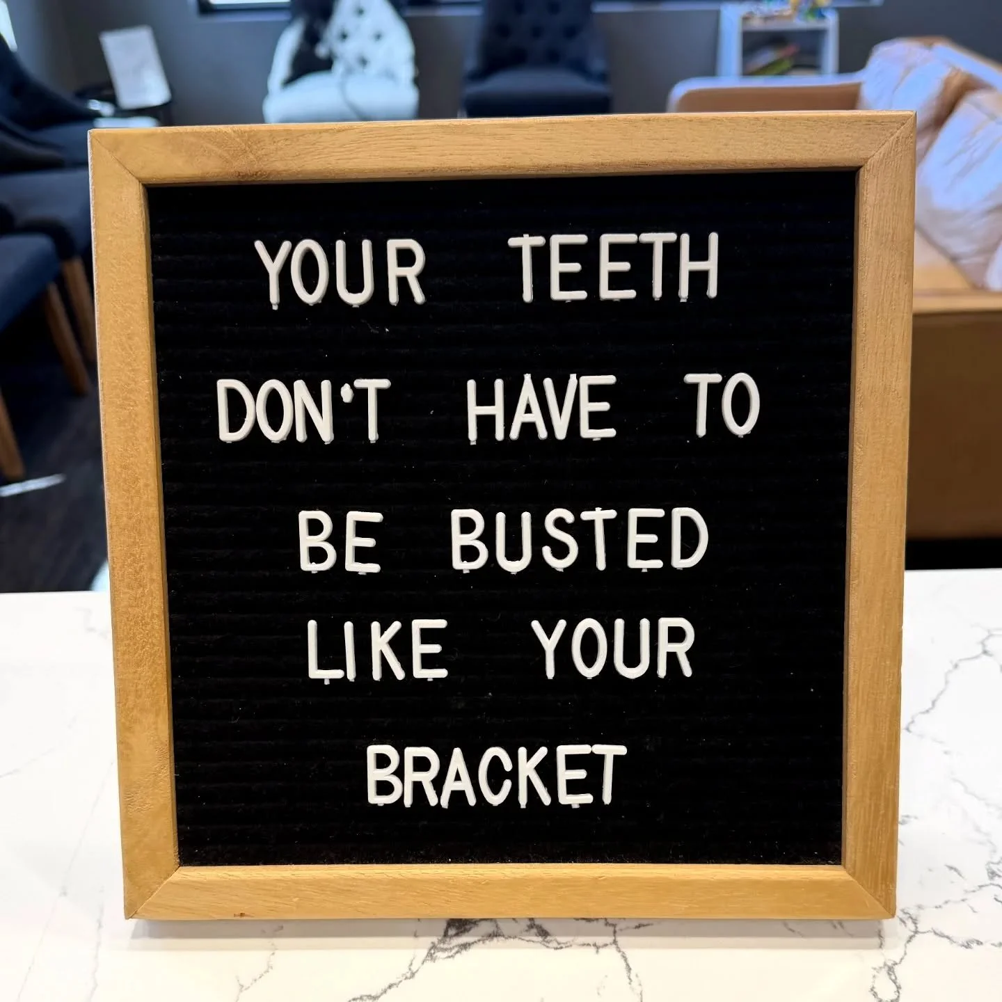 Your bracket might be busted, but your teeth don't have to be! We can help!