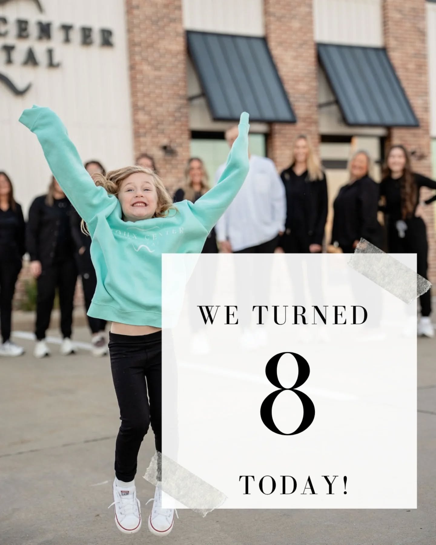 Today we are celebrating 8 great years! Thank you to everyone who has entrusted us with your dental care! We work alongside the best people and we serve the best patients! Cheers to 8!