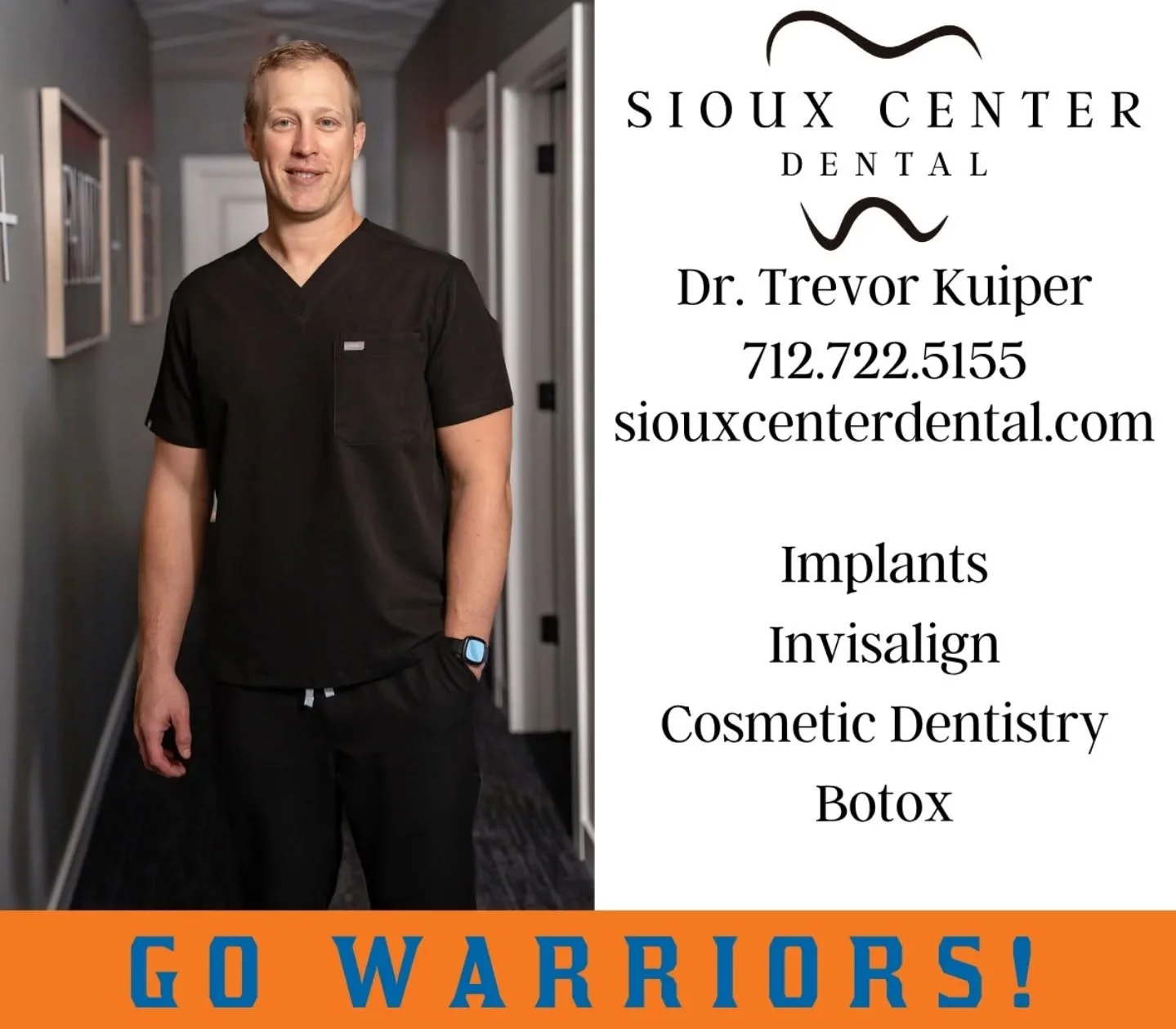 It's game day, Warriors! Let's go! 💙🧡💙🧡