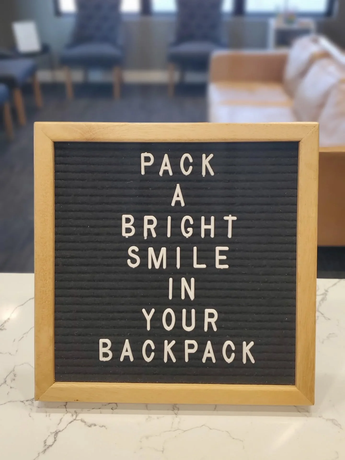 A smile in your backpack and love in your heart ❤️