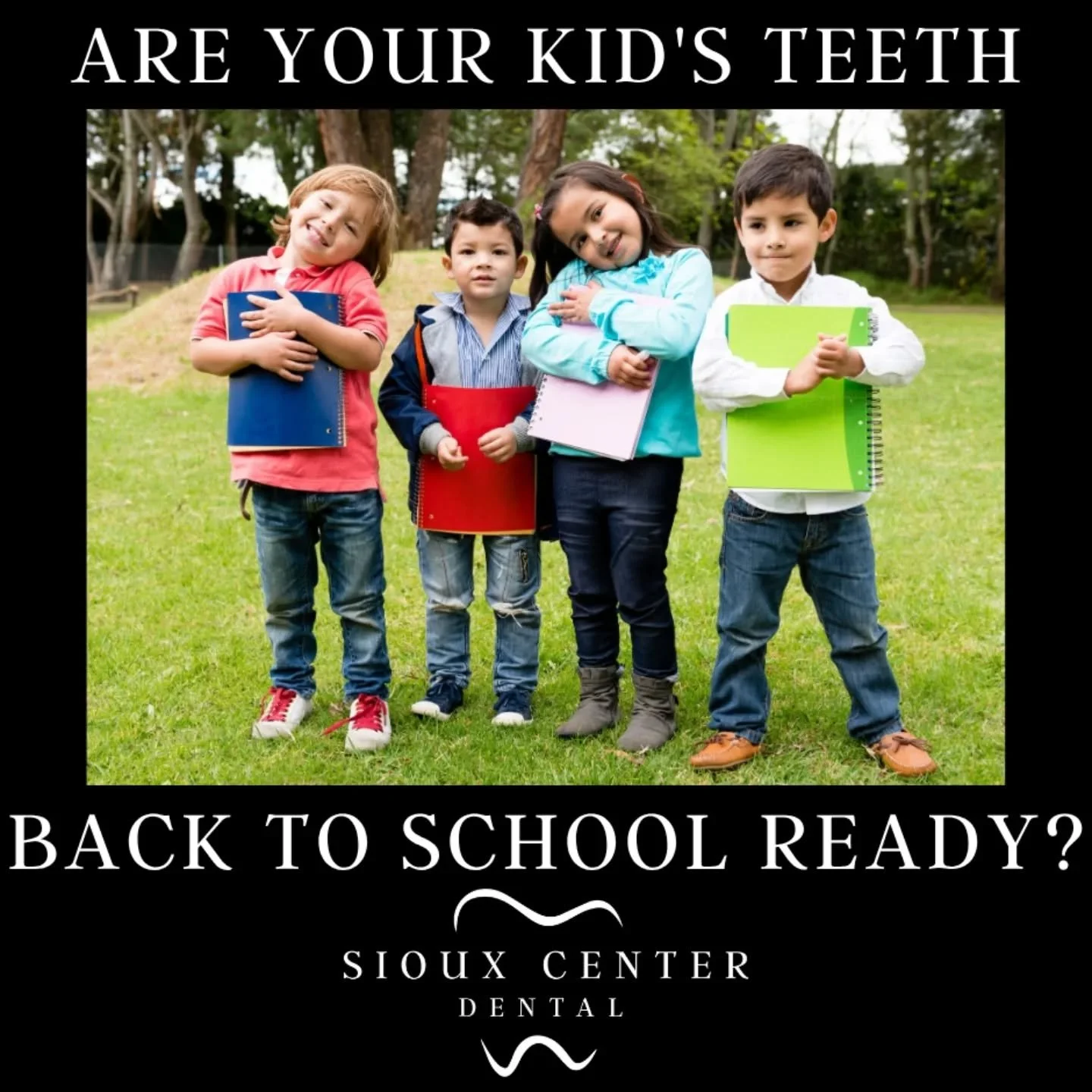 Don't forget to add a professional dental cleaning to your back to school list! 📚