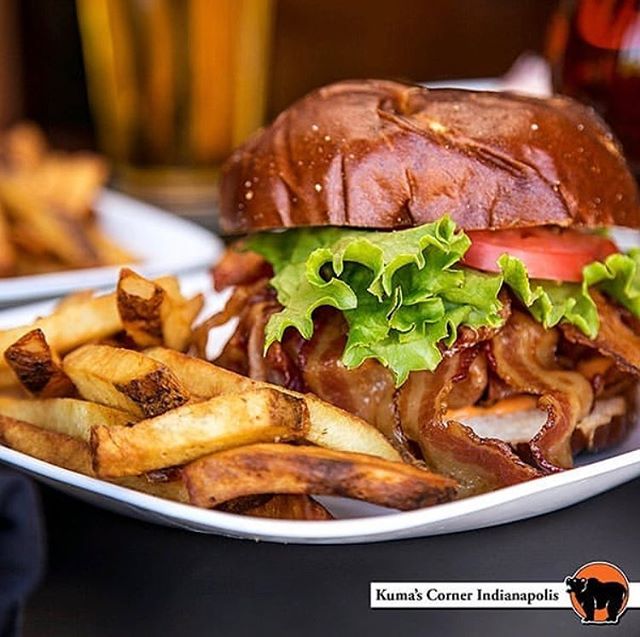 If you're in Indianapolis and need to warm up with a pile of food, @kumasindy has the AMPD BLT to get the meat sweats going for you:
-
&bull; 10oz (after cooking*) of Applewood Smoked Bacon
&bull; Fresh Tomato
&bull; Fresh Lettuce
&bull; Sriracha Aio