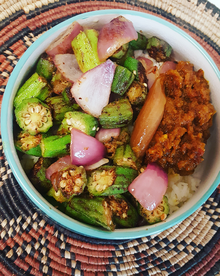Stir Fry Okra &amp; Onions