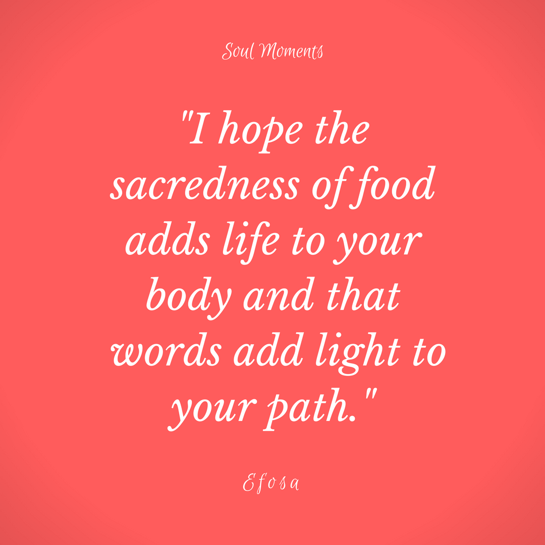 Food Is Sacred