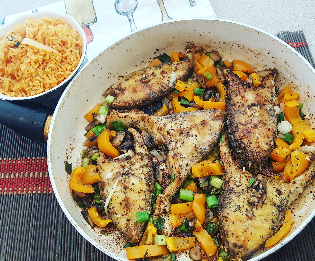 Fish & Jollof Rice