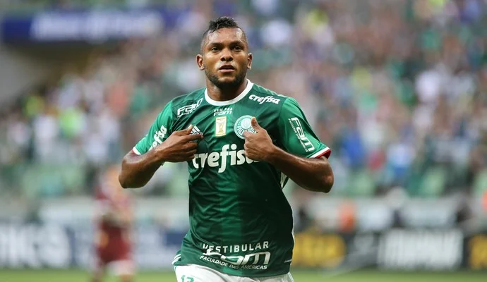 BORJA ANOTÓ EL 2-1 DE PALMEIRAS CONTRA SANTOS