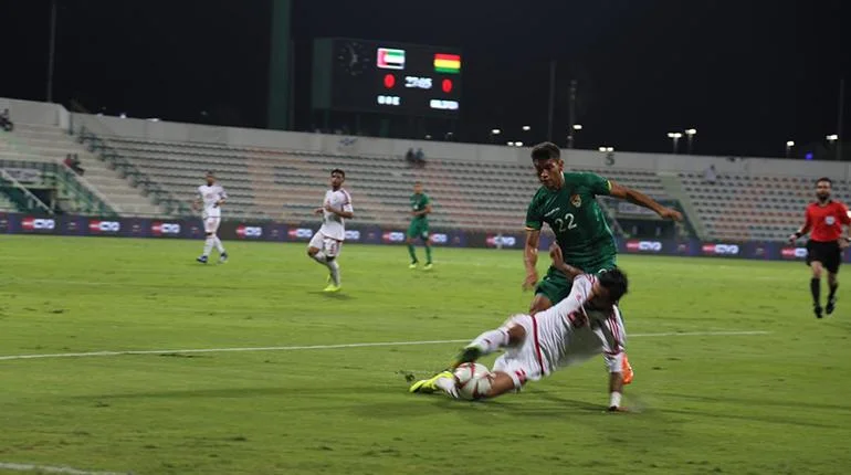 BOLIVIA EMPATA SIN GOLES A EMIRATOS ÁRABES EN DUBÁI