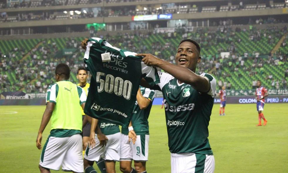 DANNY ROSERO MARCÓ EL GOL 5000 EN LA HISTORIA DEL DEPORTIVO CALI EN LIGA