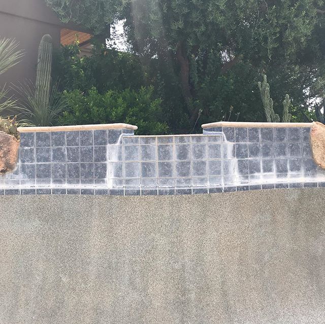 If your pool tile is in need of some cleaning give us a call. Eco friendly and guaranteed not to scratch etch or damage your tile. 480 818 7135.  #pooltilecleaning #pooltileblasting #pooltilerepair #azrealestate #azrealtor #scottsdale #cavecreek