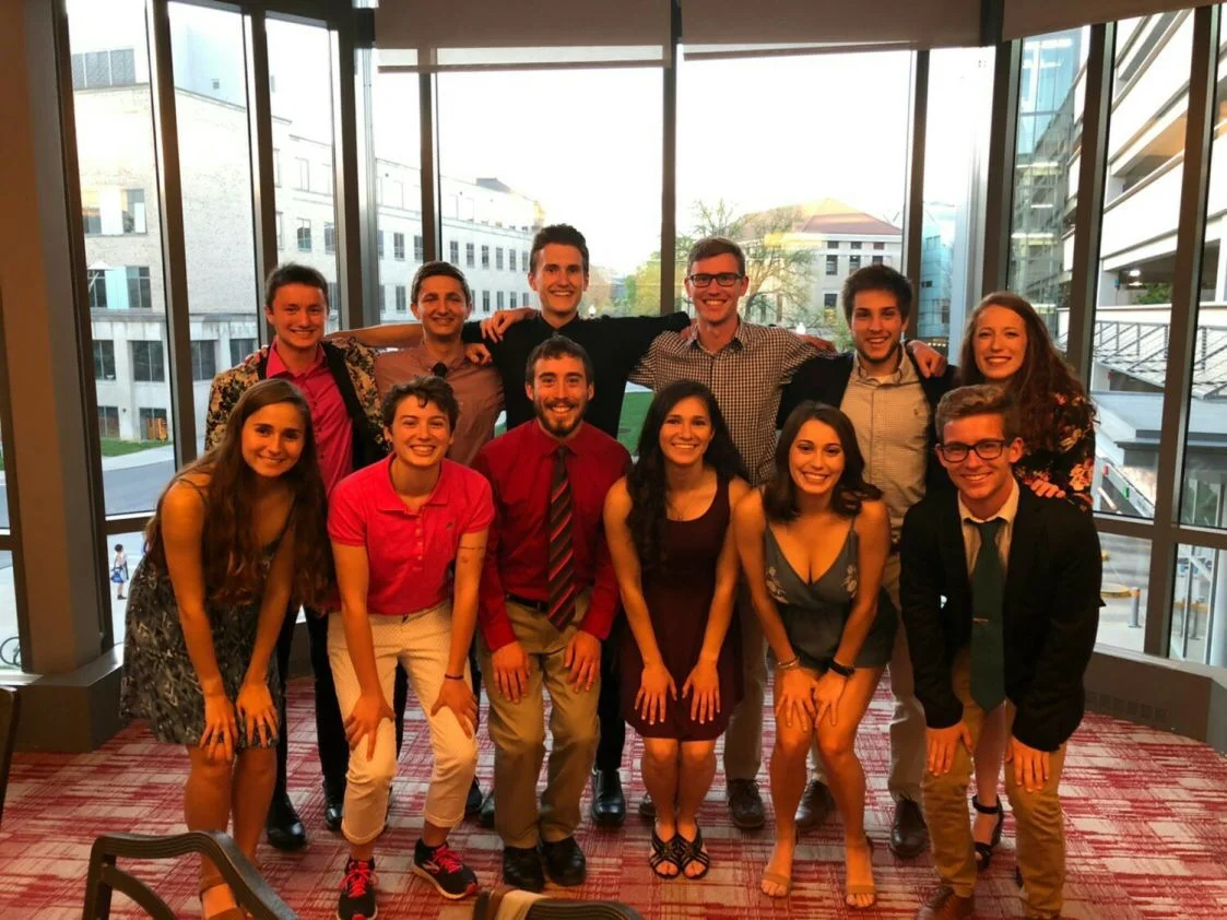 Me (pink polo) and the other awesome officers.