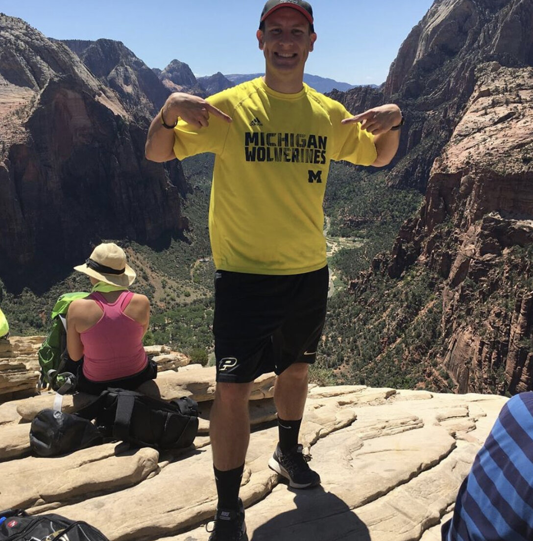 Zion National Park ~before~ I started at OSU - I can’t believe I would wear that shirt