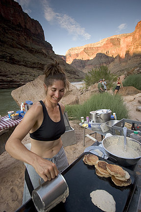 Breakfast in the Grand Canyon