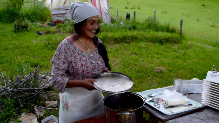 [Mapuche hospitality. Photo: Kayla Lopez]
