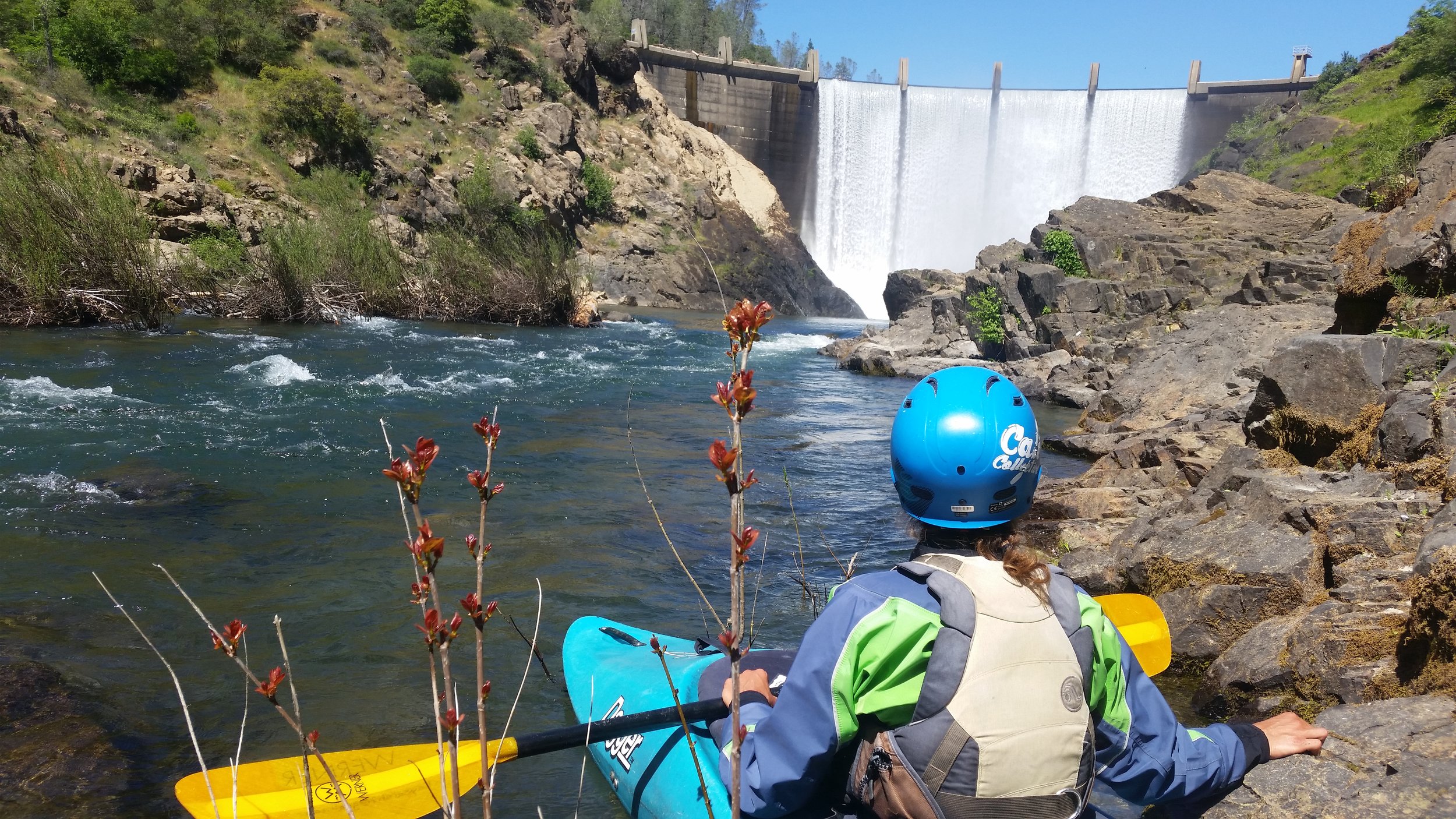 Sarita at the put-in on the North Fork American River
