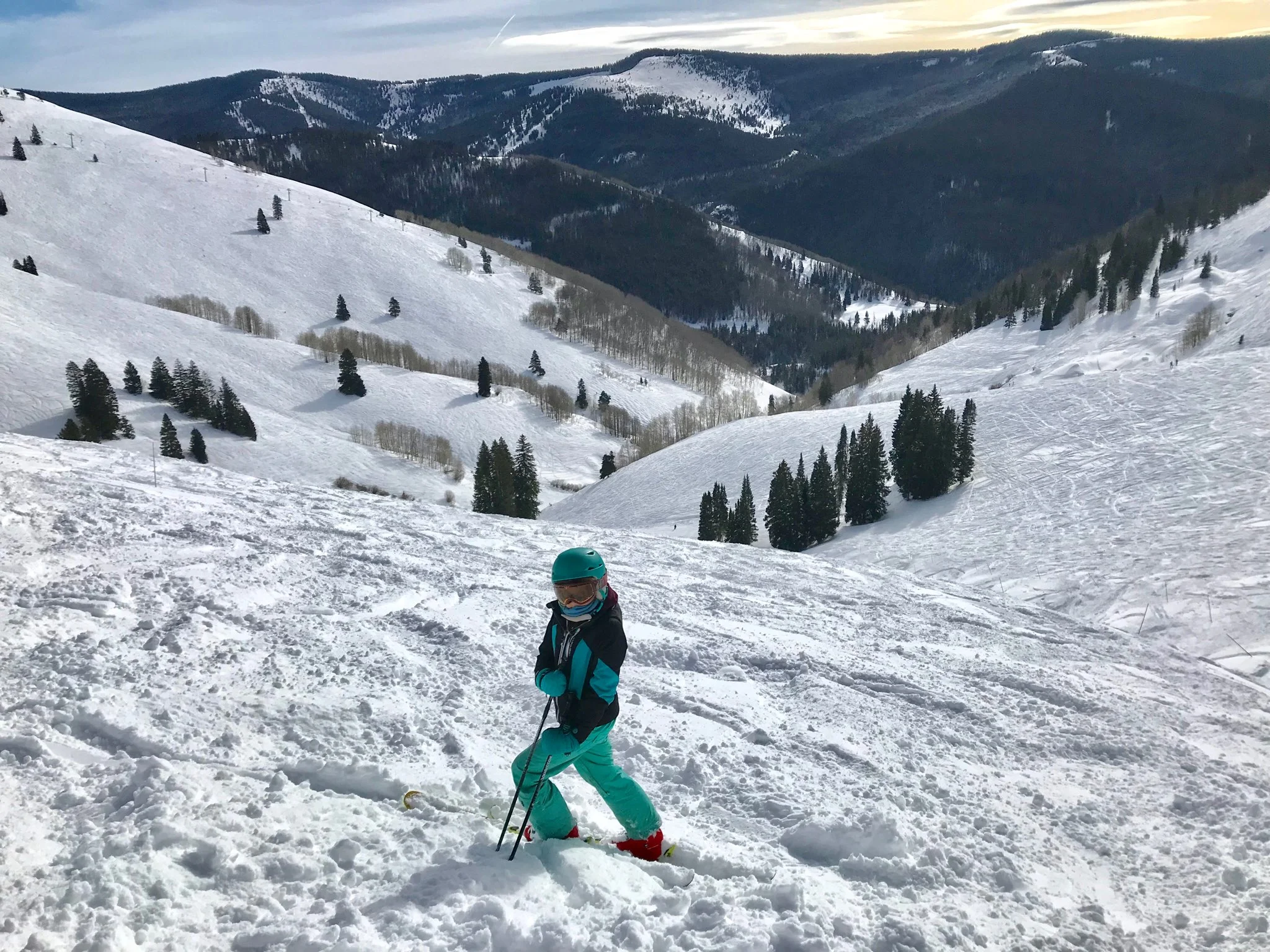 Hannah takes a quick break in Breckenridge, CO. Photo: Emma Musgrove
