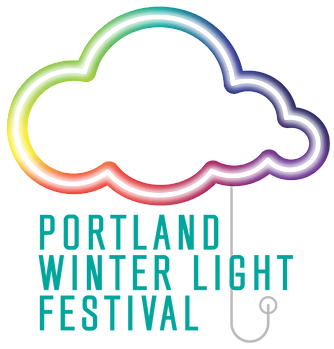 Kindra Crick takes part in the Portland Winter Light Festival