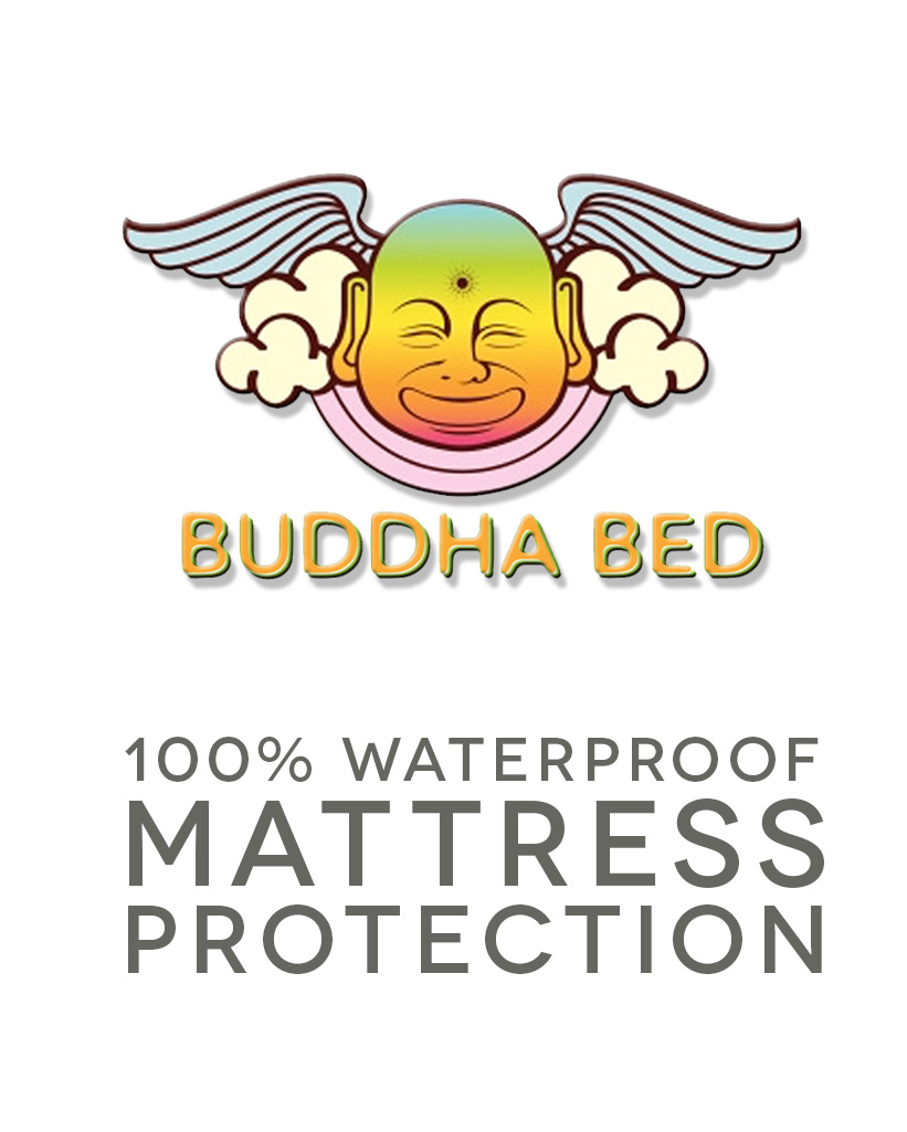 Buddha Bed Mattress Protector. 100% Waterproof- Blocks Sweat