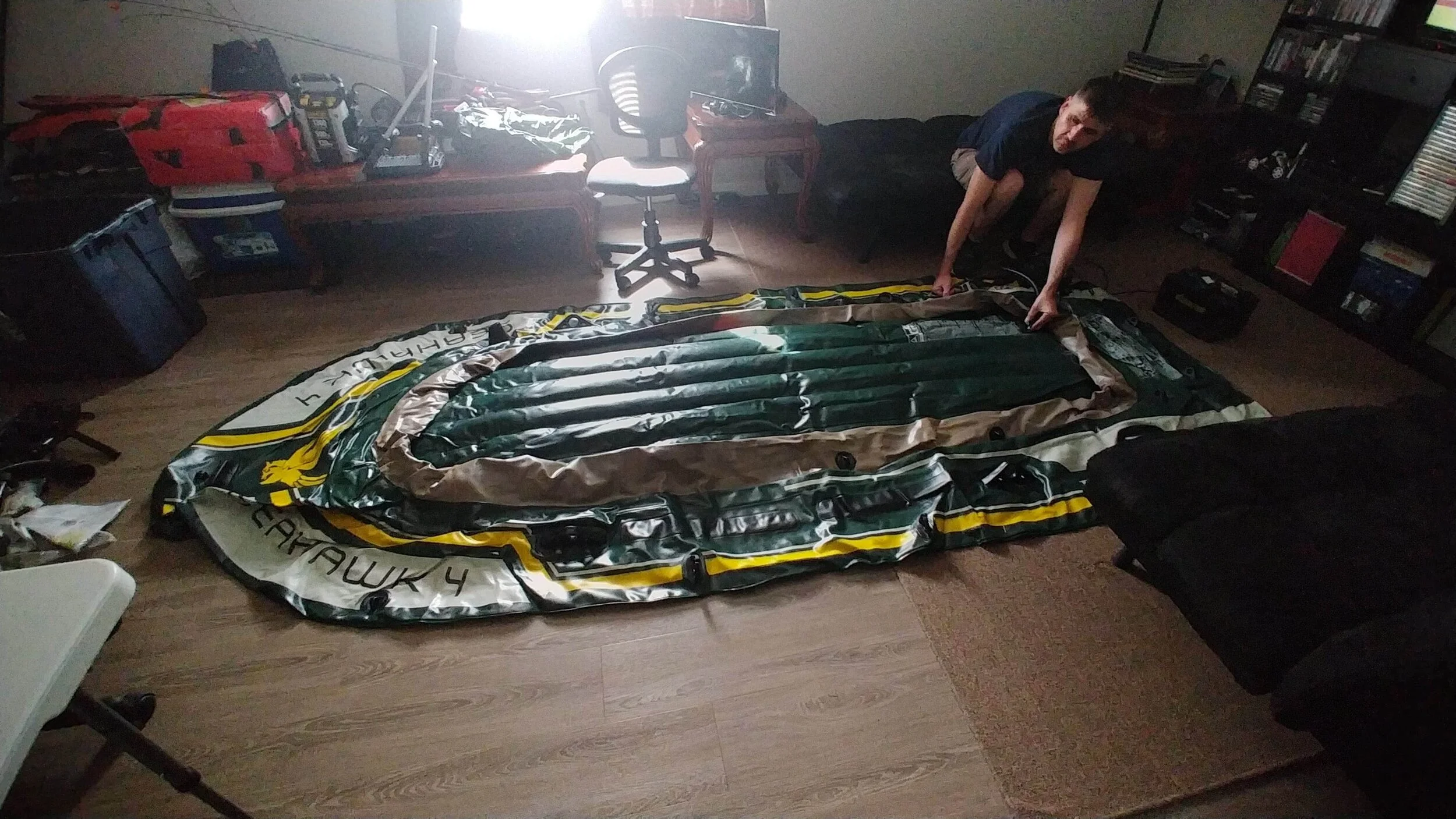 First boat trip with the boys... :)