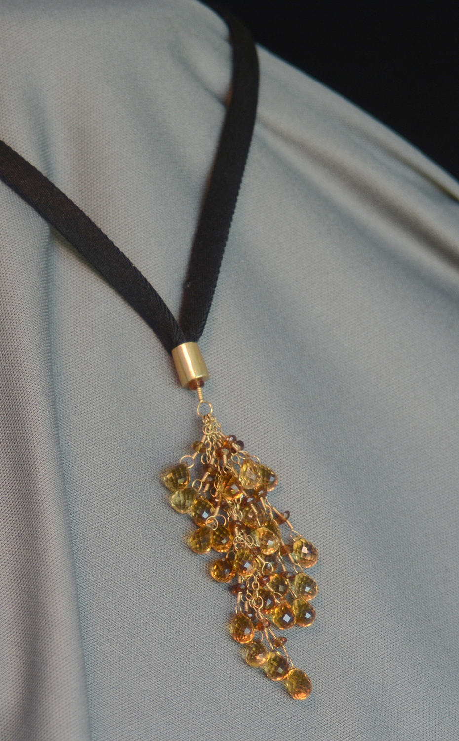 A Cluster of Citrine