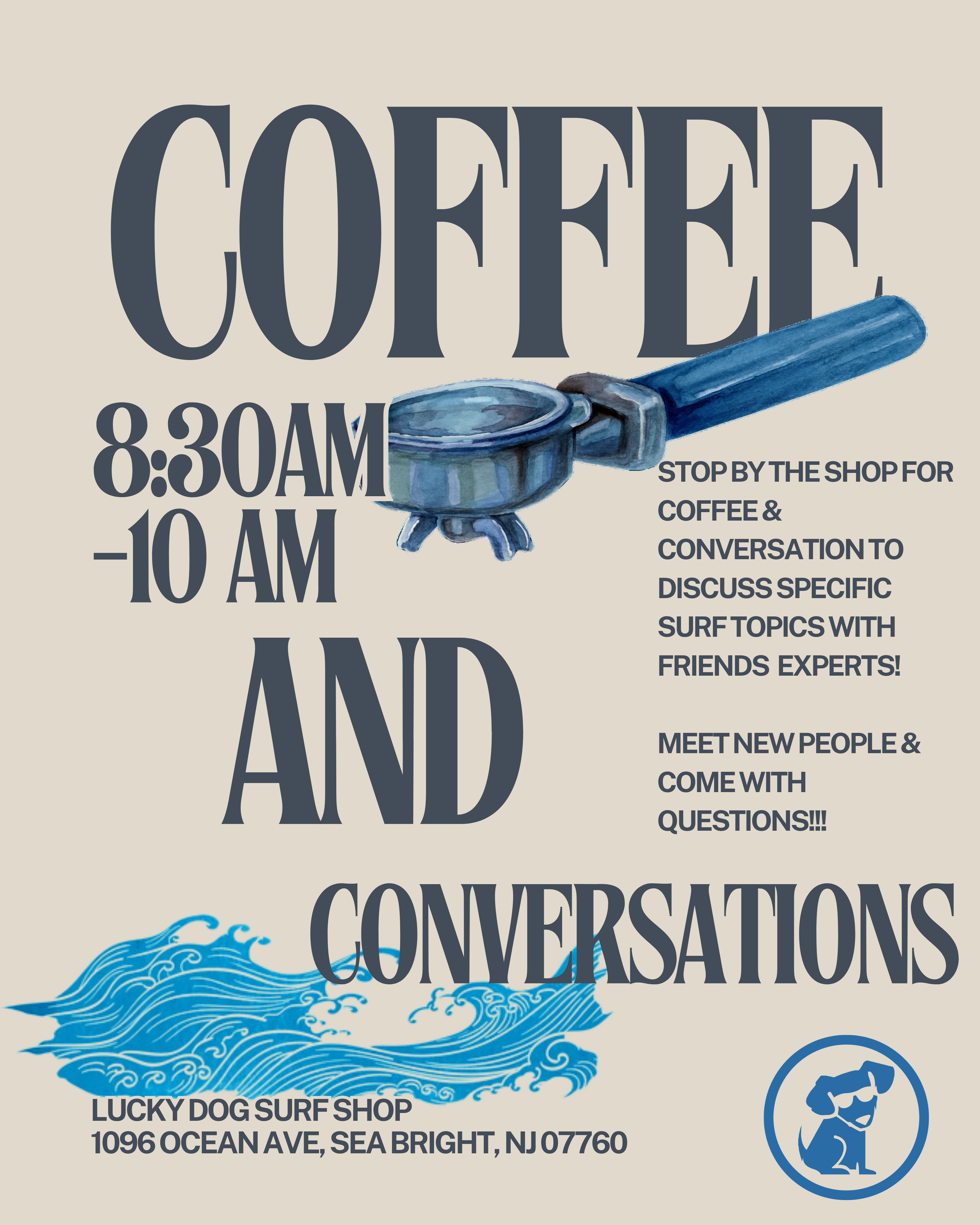COFFEE AND CONVERSATIONS- Whats the right board for me and conditions?