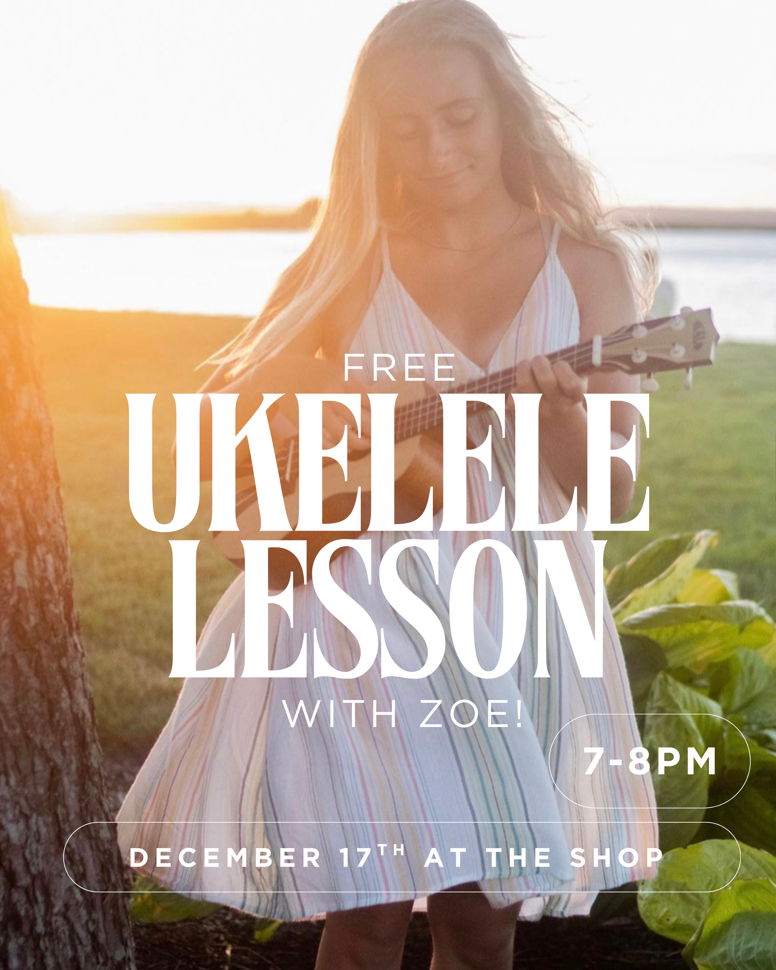 FREE UKULELE LESSON WITH ZOE 