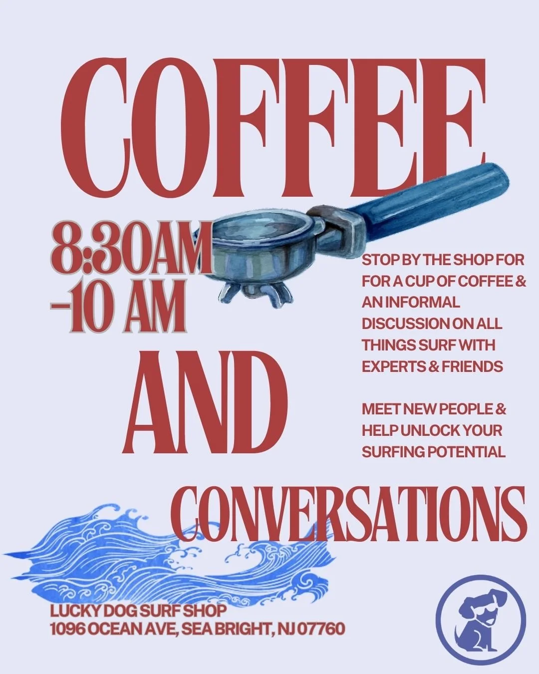COFFEE AND CONVERSATIONS- Wetsuits 101