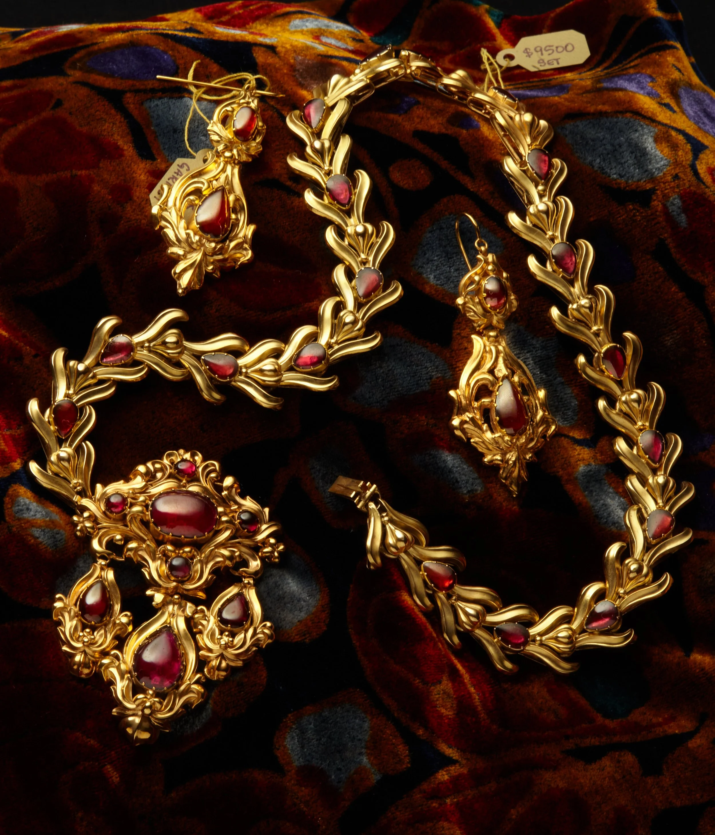 Gold & Garnet Set (SOLD)