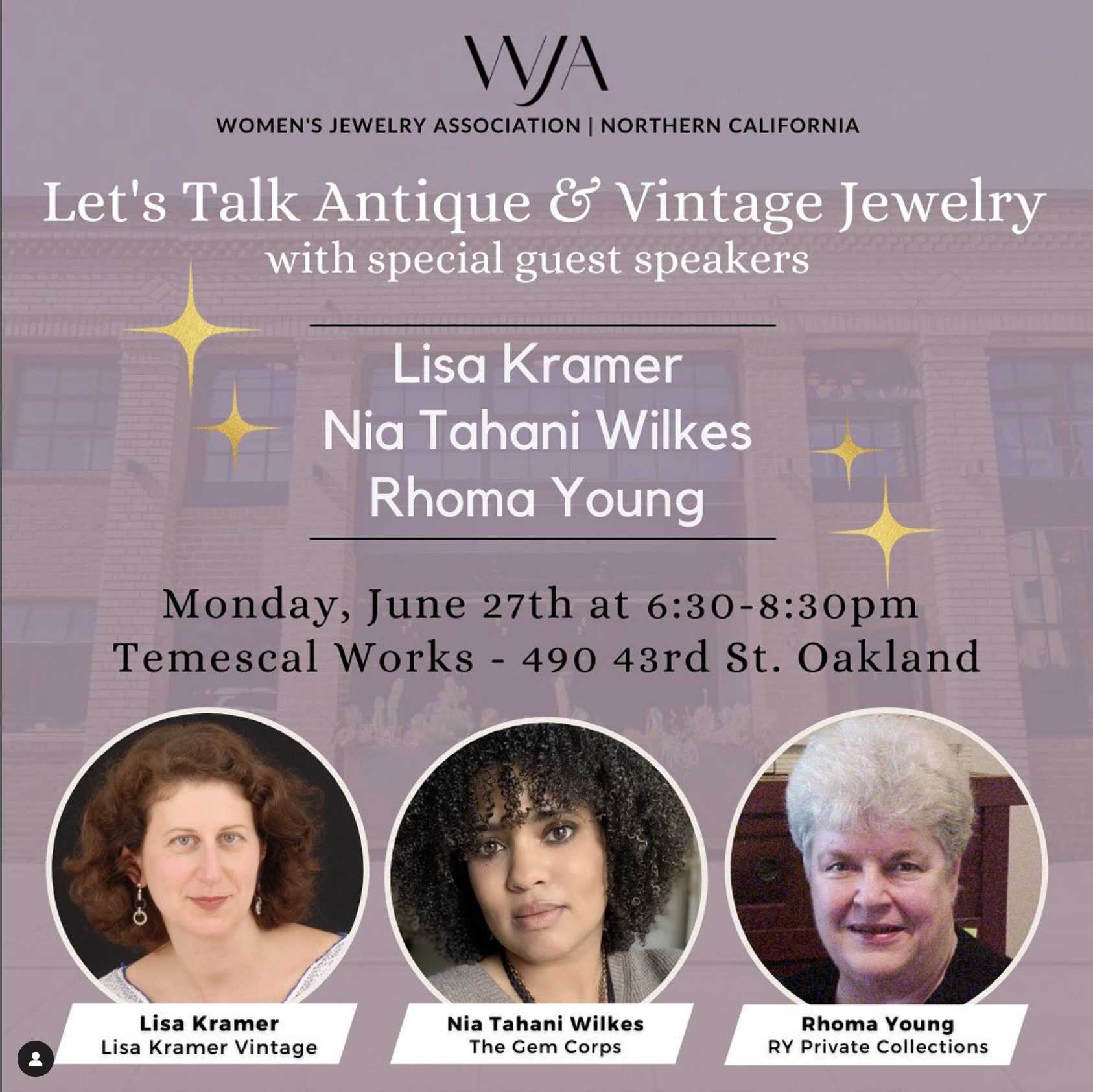 Let's Talk Antique and Women's Jewelry ~ Hosted by WJA