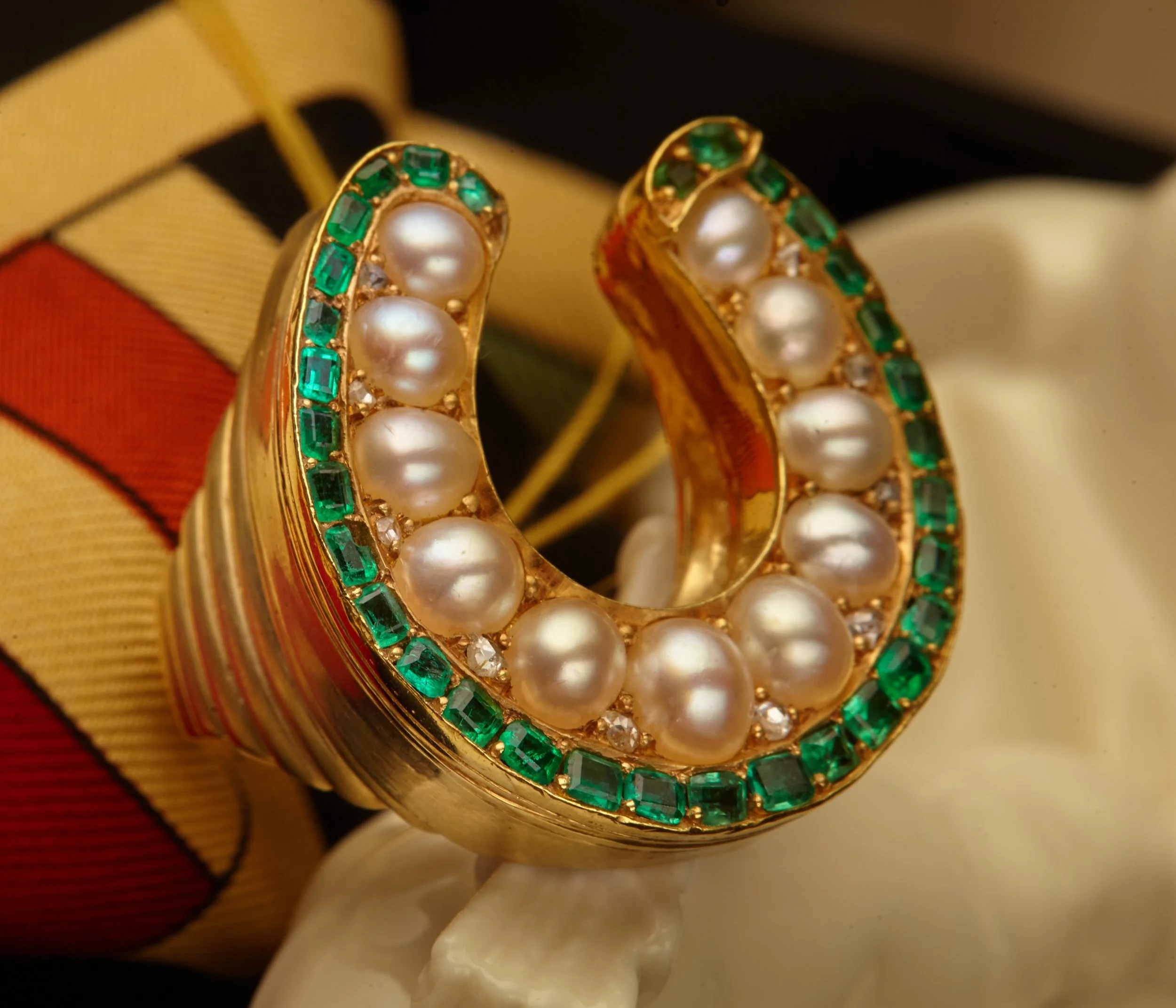Pearl and Emerald Equestrian Ring
