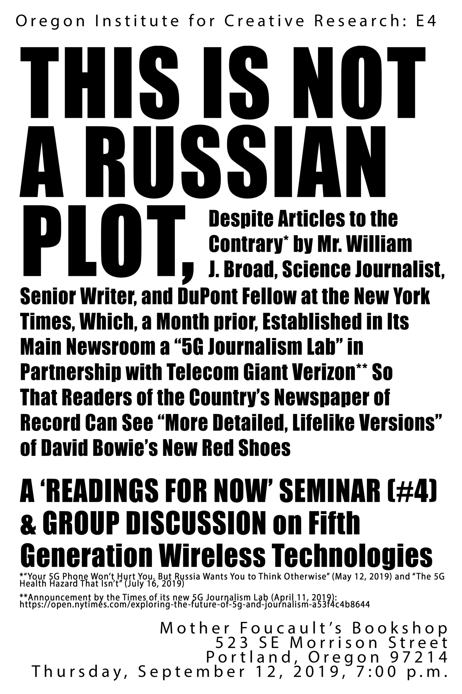 #4: This Is Not a Russian Plot