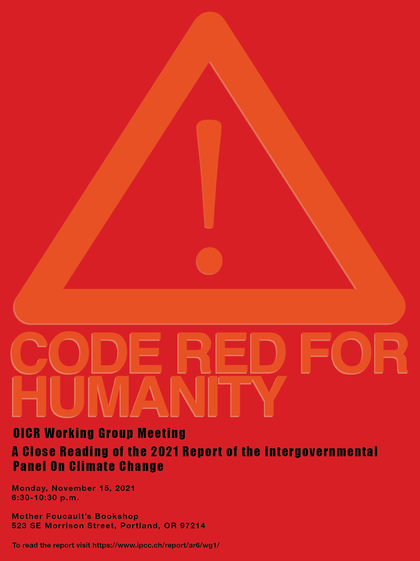 “Code Red for Humanity”: A Close Reading of the August 2021 Report of the Intergovernmental Panel on Climate Change