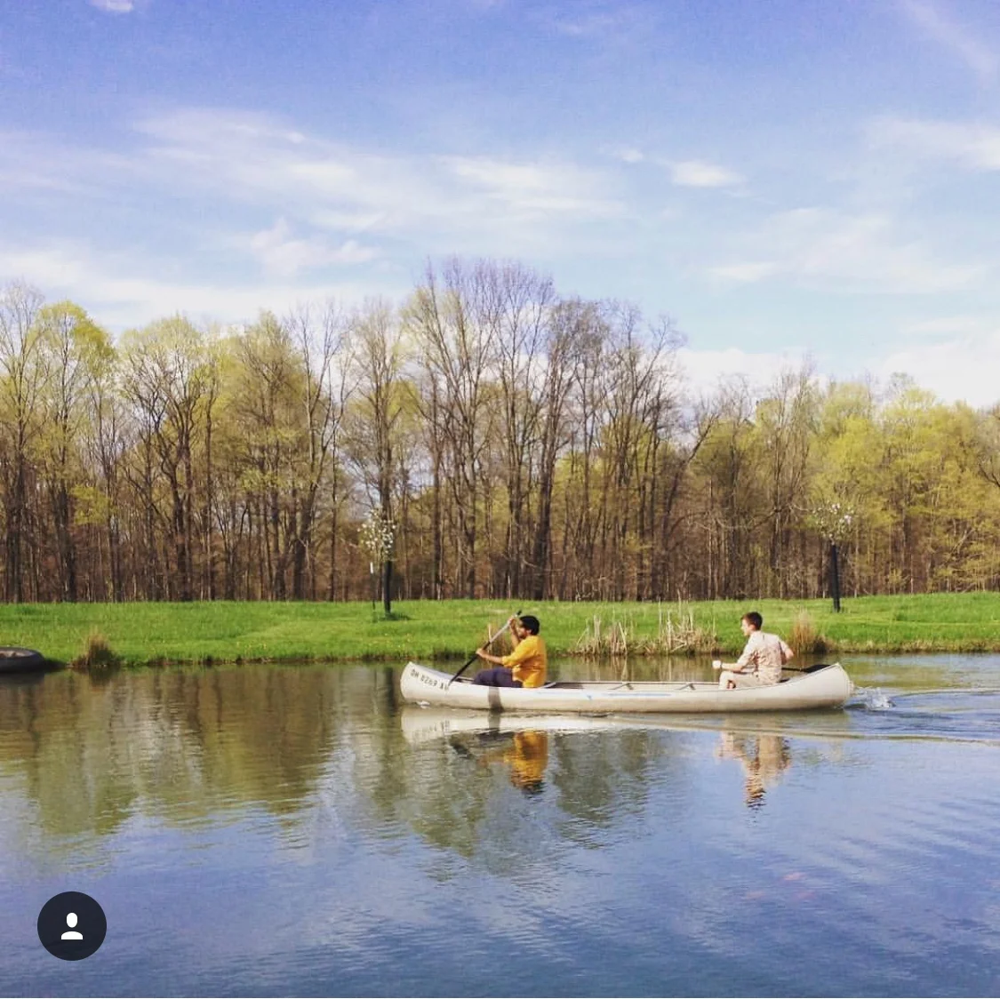 Ben and I kayaking (Guess which one is me lol) 